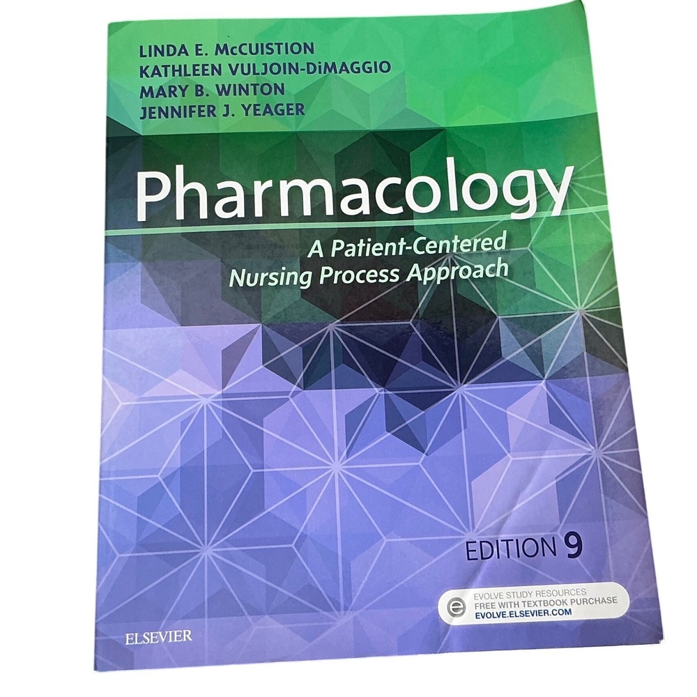 Pharmacology Patient-Centered‎ Nursing Process Approach 9th Ed McCuistion
